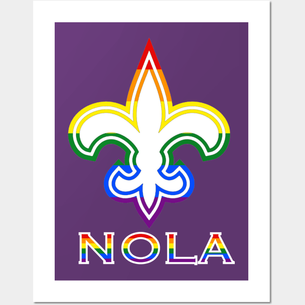 PRIDE Series - NOLA Wall Art by Show OFF Your T-shirts!™